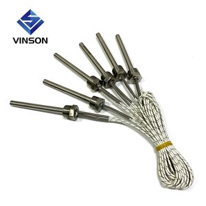 CE 120V 220V Electric Ss Immersion Water Rod Heating Element Fitting Cartridge Heater with NPT Bsp Thread