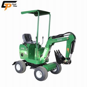 Chinese Cp Manufacturers Cheap Small Mini Hydraulic Excavator EPA Compact Wheel Excavator for Sale in USA Canada