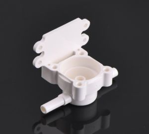 Customized ABS Plastic Injection Parts White Water Meter Valve Plastic Parts