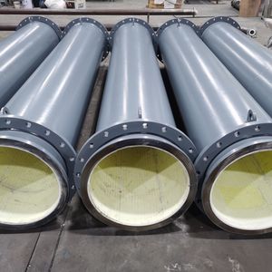 Mining Mineral Processing Use Abrasion-Resistant Alumina Ceramic Lined Stainless Steel Pipe