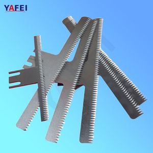 Serrated Blades for Horizontal and Vertical Form Fill Machines