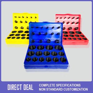 O Ring Kit FKM FPM NBR70 Rubber O-Ring Box Repair Seal 30 Sizes Service O Ring Ring Assortment Sealing Splicing Valve Box Oil Seal Oring Kit Set