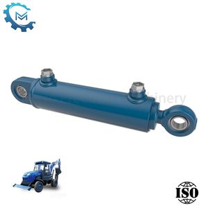 Customized Welded Steering Cylinder Excavator Backhoe Loader Forklift Crane Bulldozer Boom Stick Bucket Double Acting Telescopic Hydraulic Cylinder