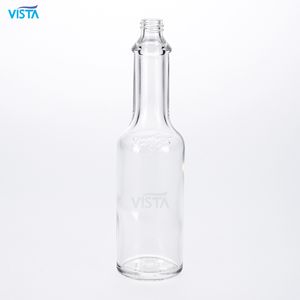 2oz Clear Hot Sauce Glass Bottle Normal Flint Screw Cap