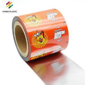 Multi Layer Customized Packaging Food Grade Mylar Poly Matte Coated Plastic Packaging Food Packing Roll Film