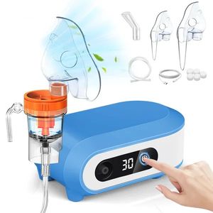 Household Nebulizer Portable Compressor Nebulizer Machine Fine Mist for Child Use with Mask Inhaler