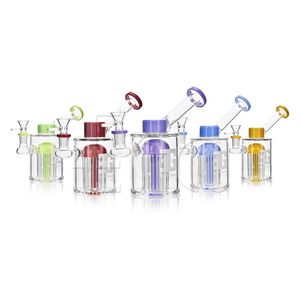 Esigo Premium Glass Smoking Pipe Multi Color Tree Filter Design Dry Herb and Tobacco Use OEM Available Glass Water Pipe