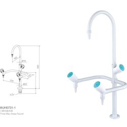 High-Quality Three Way Assay Faucet for Laboratory Applications