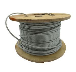 Factory Supply 9mm 10mm 16mm 18mm Galvanized Steel Wire Rope 6X19 6X36
