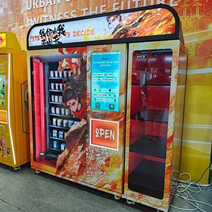 OEM/ODM Pop Mart 21.5 Inches Touch Screen Kids Gift Toys Doll 3D Blind Boxes Vending Machine with Elevator