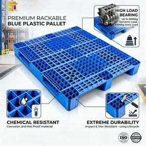 Fugu 1300X1100X150mm PP Industrial Nestable Plastic Pallet for Storage Logistics