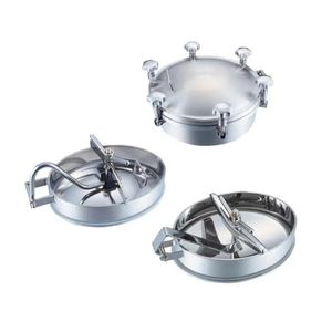Stainless Steel 316L Sanitary Manhole Cover for Food Grade Storage Silo