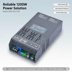 High Power Industrial Switching Power Supply Zsn3-1K2 110V CE Approved