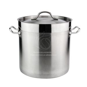 Kitchenwares Masterclass Premium Cookware Stainless Steel Commercial Soup Cooking Stock Pot