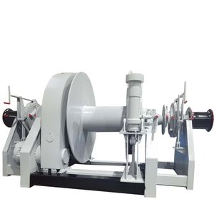 20 Ton Handbrake Hydraulic Marine Mooring Boat Winch with Warping Drum