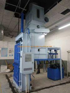 Single Box Waste Recycling Hydraulic Scrap Baling Press Machine