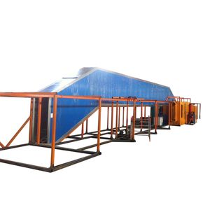 Automatic Electrostatic Powder Painting Line for Fence Metal Coating with Bridge Oven
