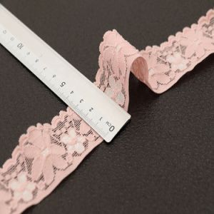 Factory High Quality Picot Edge Nylon Spandex Soft Elastic Bra Strap for Underwear