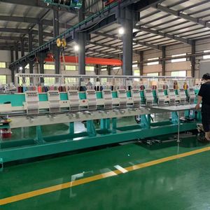 Yunfu Industry Multifunctional 12 Heads 12 15 Needles Embroidery Machine Computerized for Hat Shirt Flat Embroidery