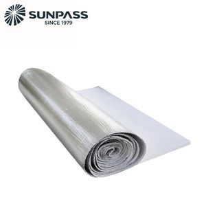 4400al Thermal Insulation Ceramic Cloth Coated Aluminium Foil Ceramic Fiber Cloth