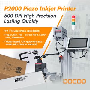 High Efficiency P2000 Piezo Inkjet Printer for Continuous Ink Supply