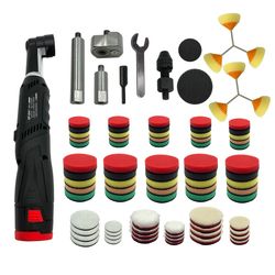 92 Accessories of Buffing King Polisher Set-a New Powerful Cordless Brushless Nano Polisher Kit Mini Buffing Machine