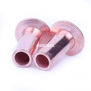 Copper Semi Tubular Blind Clutch Disc Stainless Rivet Nut Clutch Facing Rivet