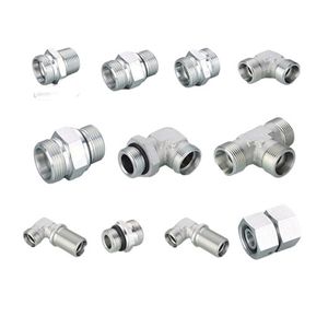 Factory Directly Sell ODM OEM Stainless Steel Hydraulic Hose Adapter Fitting Wirh Bsp Thread 90 Degree Elbow