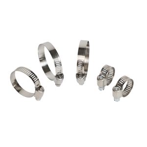 Adjustable Mini Worm Drive Hose Clamp for Narrow Space Applications, China Supplier High Quality Low Price, American Type, Zinc Plated, 27-51 mm