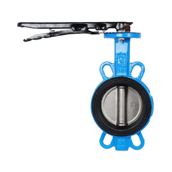 Pn16 DN150 6-Inch Butterfly Valve with Handle and Water Worm Gear