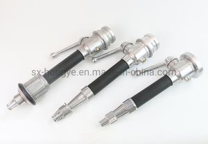 Jet Spray Fire Fighting Hose Nozzle with Control Valve Aluminum Alloy Material