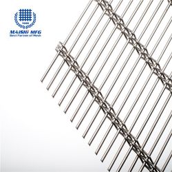 Customized Hole Size Metal Woven Stainless Steel Decorative Mesh Screen Panels Sheets