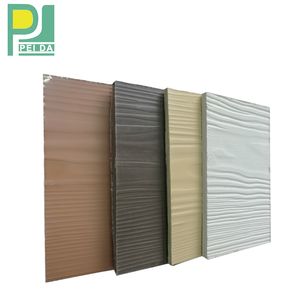 Outdoor Water Resistant Wood Grain Fiber Cement Lap Siding