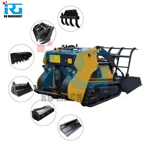 OEM Factory Crawler Compact Skid Steer Loader with Attachments