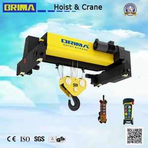 10t 18m Double Girder Electric Wire Rope Cable Hoist for Cranes