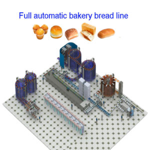 Full Auto Loaf Toast Rusk Bread Food Production Line Equipment
