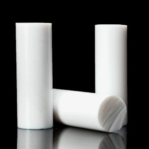 PTFE Rod Bar White Polytetrafluoroethylene Bar Environment-Friendly Non-Toxic DIY PTFE Plastic Rod