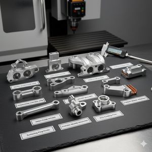 Precision CNC Machined Automotive Components with Anodized Finish