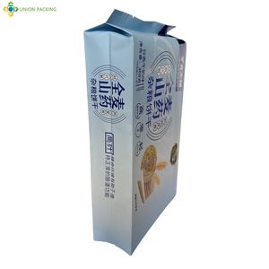 Wholesale Reusable Square Bottom Plastic Bags Gravure Printed Transparent Zip Lock Stand up Pouch