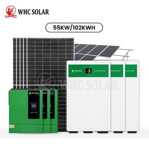 WHC SOLAR 50KW Solar System 30KW 50KW 55KW Household Solar Energy System