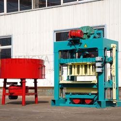 Qtj4-40 Small Concrete Brick Forming Machine/Small Concrete Hollow Block Making Machine