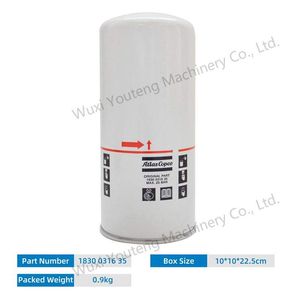 Atlas Copco 1830031635 Screw Compressor Parts Oil Filter Replacement