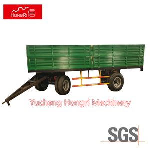 Hongri 4 Wheel Tiping Farm Trailer, Trailer Tractor