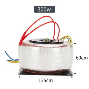 BOD-300 300W Audio Toroidal Transformer 220V Input Voltage AC to AC Single Phase Ring Type Transformer