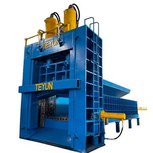 Heavy Duty Hydraulic Scrap Metal Guillotine/Gantry Shear Cutting Machine for Recycling Waste Metal with Automatic Feeding Box