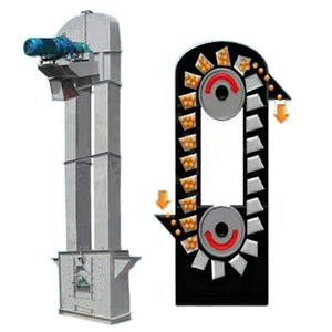 Heavy-Lift Vertical Material Handling Ne Type Plate Chain Bucket Elevator
