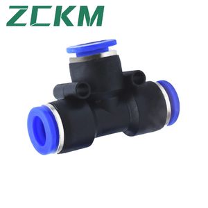 PE Blue Plastic Air Hose Connector Quick Pneumatic Fittings