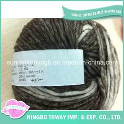 Hand Knitting Polyester Wool Feather Cotton Fancy Yarn -12