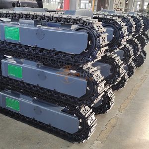 Tosion Customized 2t Narrow Range Mini Tracked Undercarriage Small Rubber Steel Undercarriage Tracked Platform
