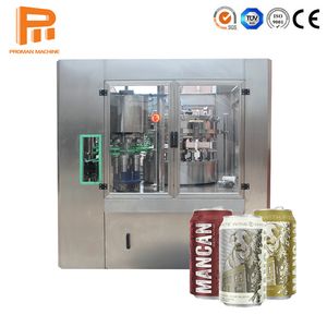 Automatic Aluminium Can Carbonated Drinks Canning Filling Machine